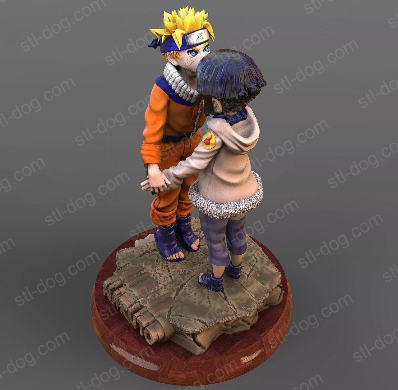 火影忍者 (Naruto) 与日向雏田 (Hinata❤️) 的 3D打印图纸
